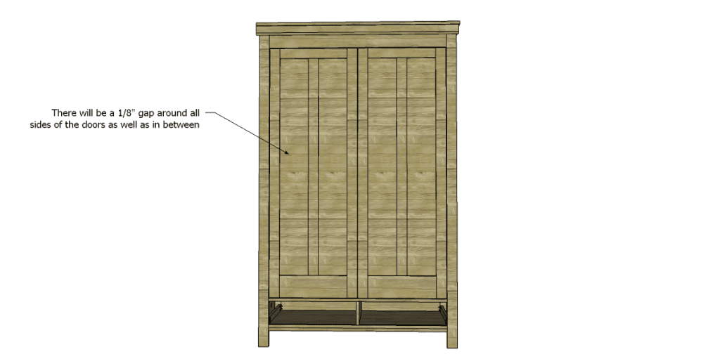 Free Plans to Build a 19th Century American Wardrobe_Doors 2