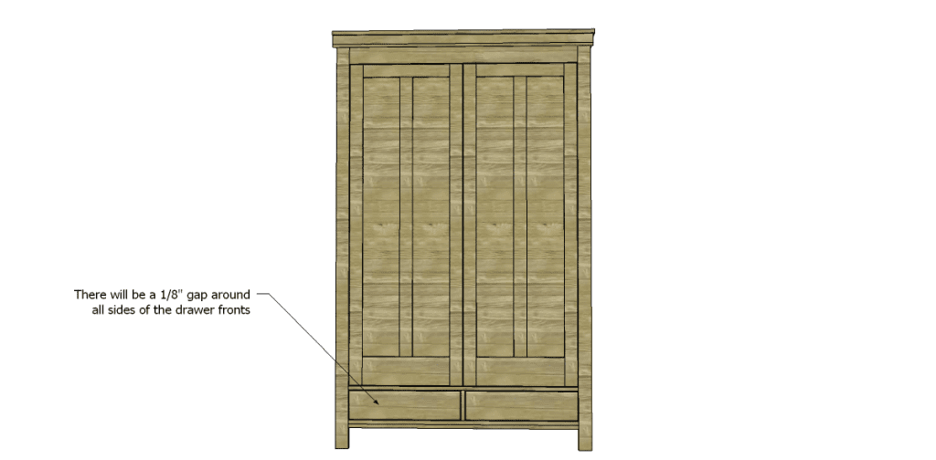 Free Plans to Build a 19th Century American Wardrobe_Drawer Fronts