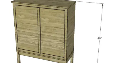 Free Plans to Build a Viva Terra Inspired Tradewinds Armoire