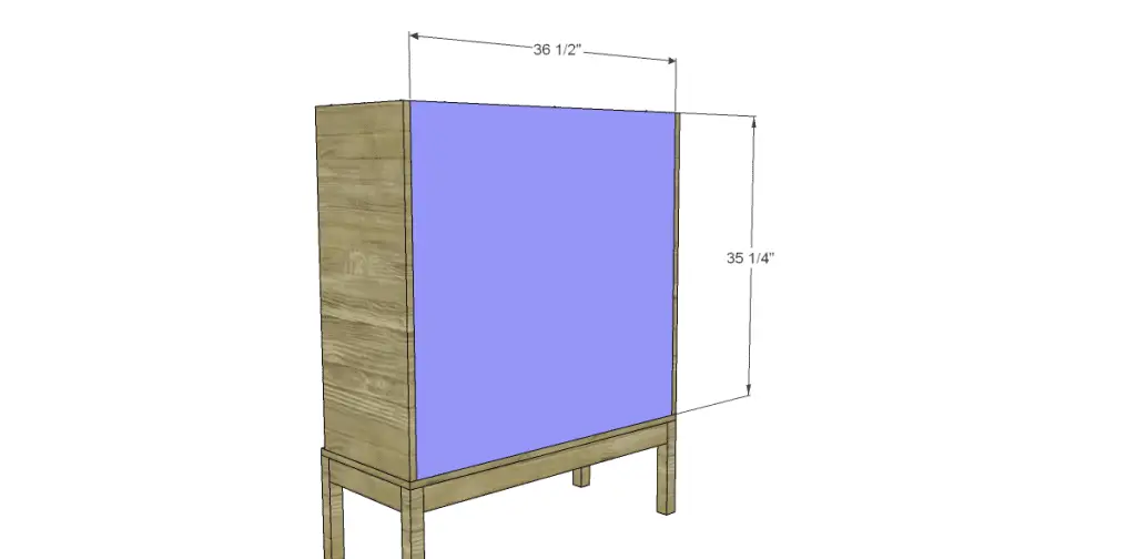 Free Plans to Build a Viva Terra Inspired Tradewinds Armoire_Back