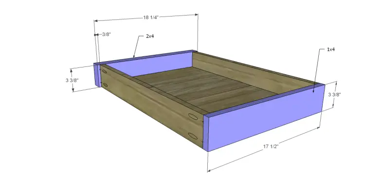 Free Plans for a Joss & Main Inspired Lodge Coffee Table_Drawer FB