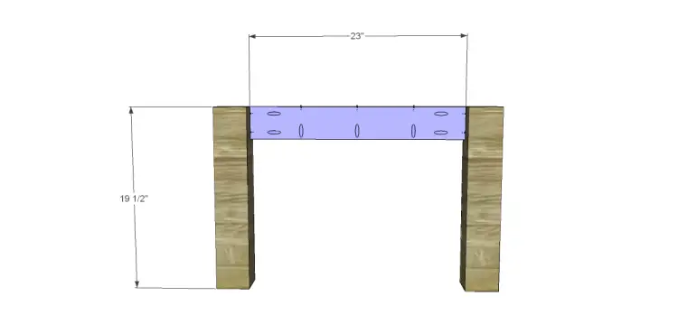 Free Plans for a Joss & Main Inspired Lodge Coffee Table_Sides