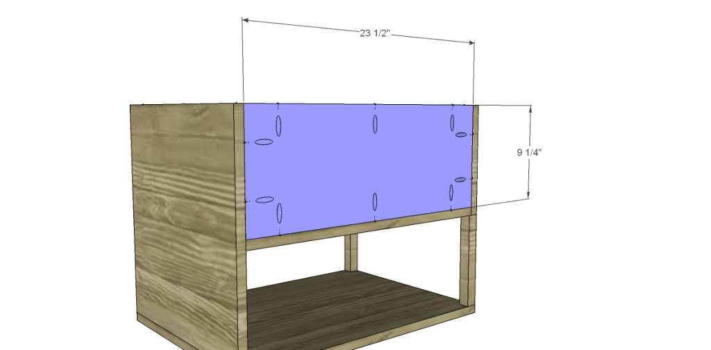 Free Plans to Build a One Kings Lane Inspired Harrison End Table_Back