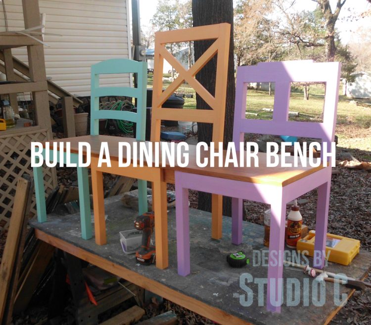 A Collection of DIY Plans to Build Dining Chairs_Dining Chair Bench