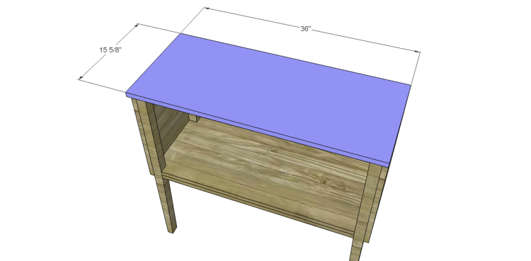 build a claudia sideboard top