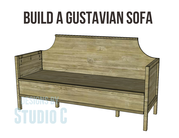Free Plans to Build a Wisteria Inspired Gustavian Sofa_Copy