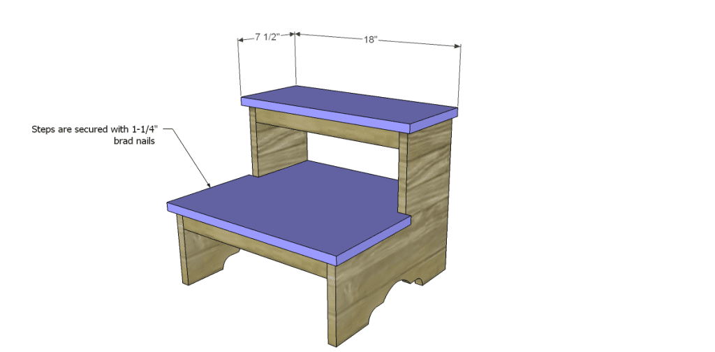 Free Plans to Build a Step Stool_Steps 2
