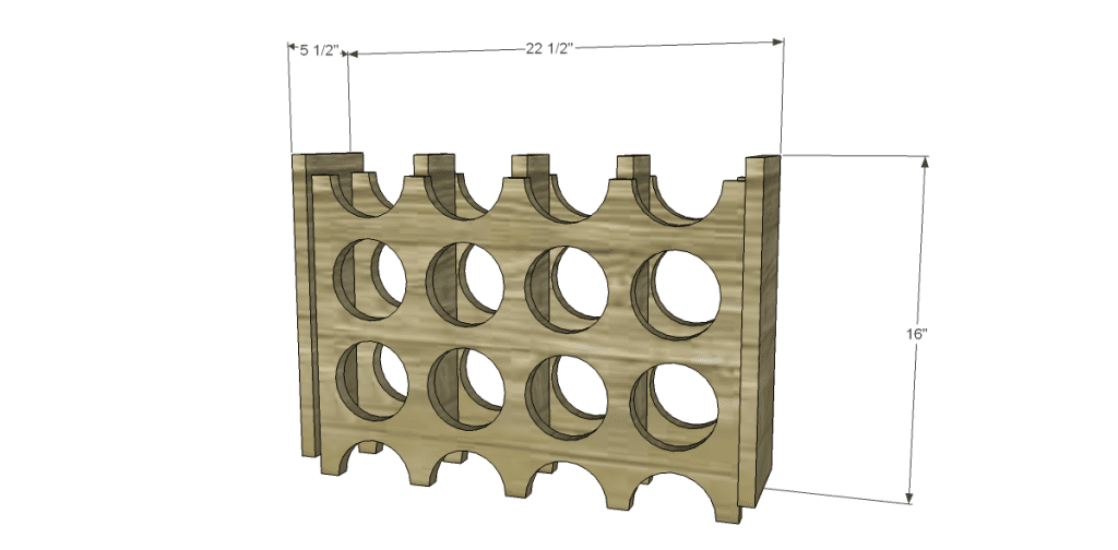 Free Plans to Build a Chesterton Wine Holder