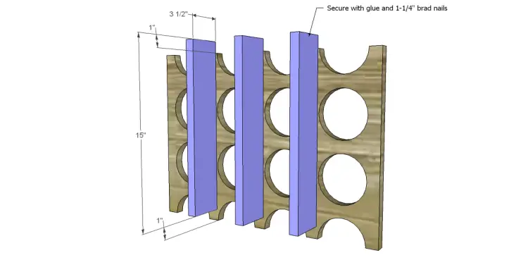 Free Plans to Build a Chesterton Wine Holder_Supports