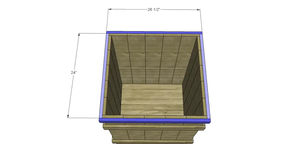 Free Plans to Build Robin's Planter Boxes_Lower Trim