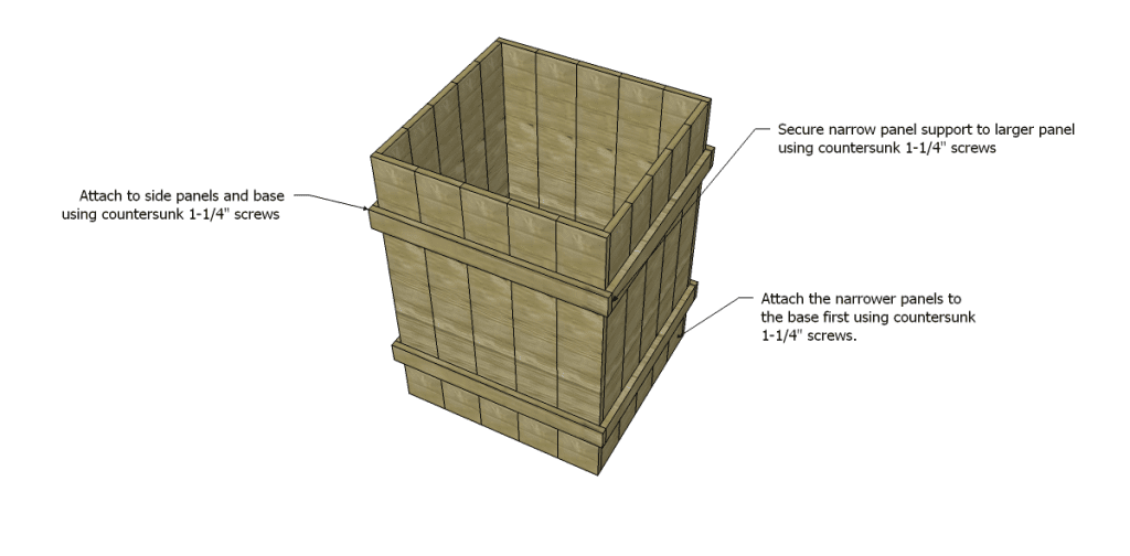 Free Plans to Build Robin's Planter Boxes_Panels 2