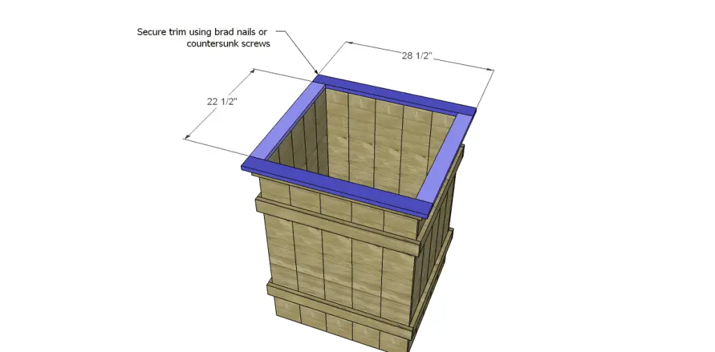 Free Plans to Build Robin's Planter Boxes_Trim