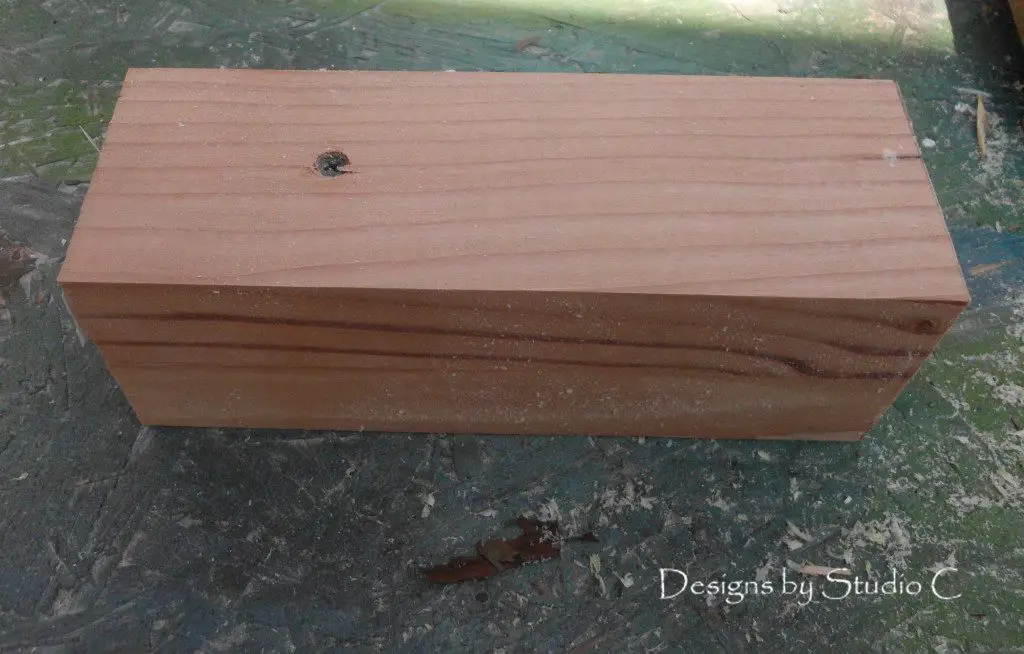 how to build decorative wood pedestals cut to length
