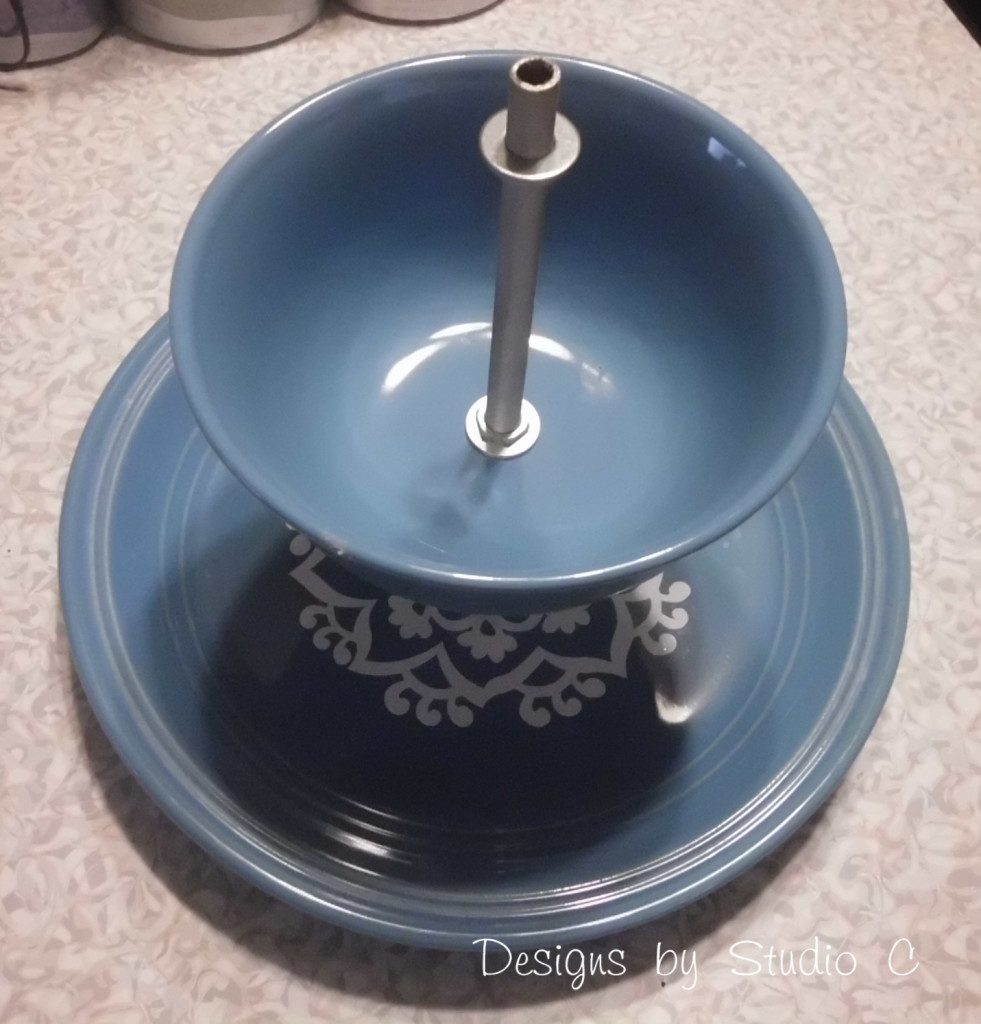 How to Make a Jewelry & Makeup Holder with Dinnerware SANY1984