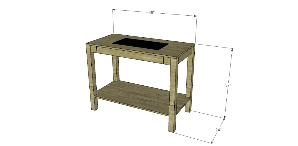 build a eurpoean garden table dimensions