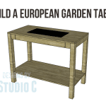 build a eurpoean garden table