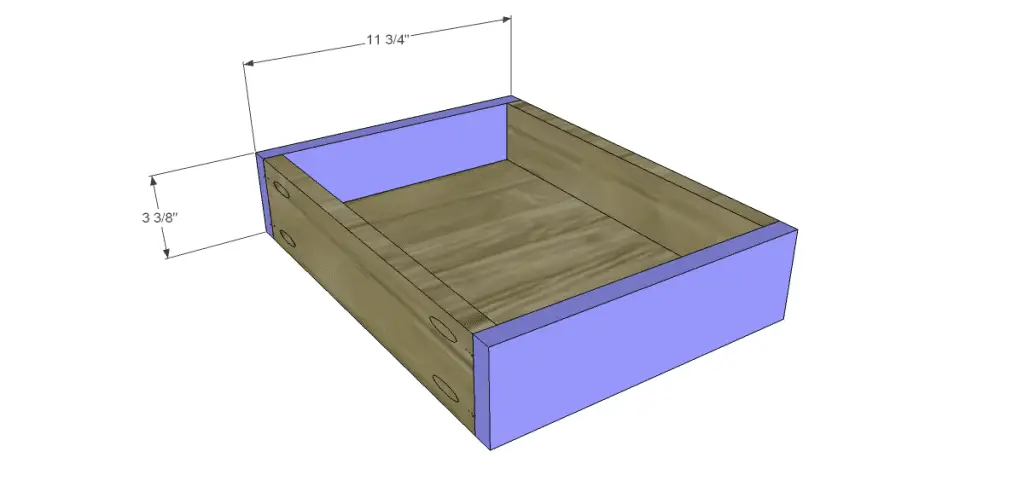 Free Plans to Build a Demilune Console Table_Drawer FB