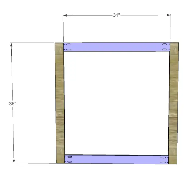 Free Plans to Build a Napa Style Inspired Fold Down Table_Frame 1