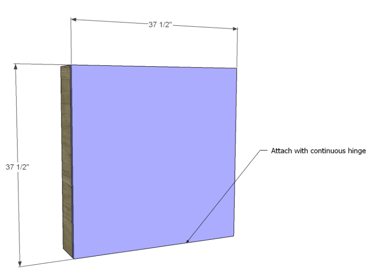 Build a Fold Down Table Designs by Studio C