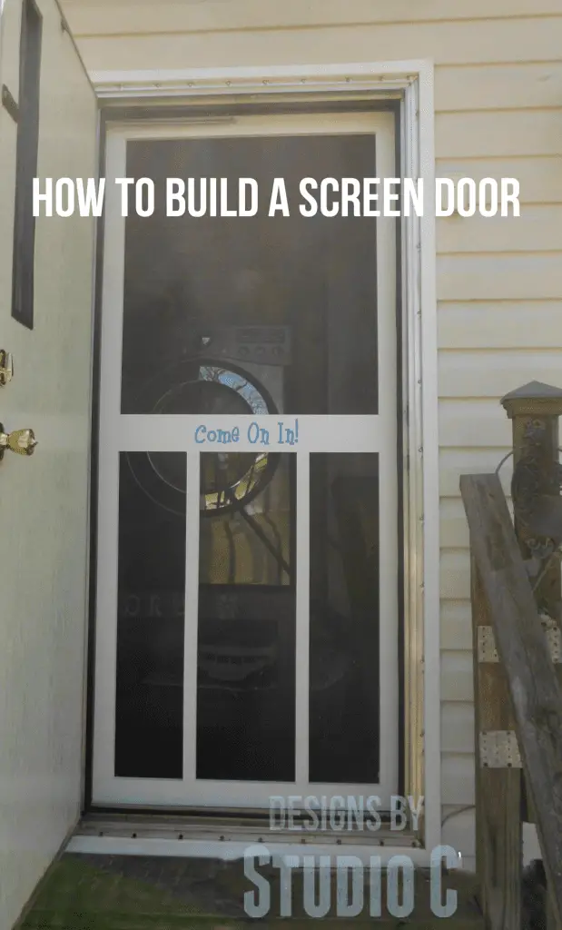 how to build a screen door 2104