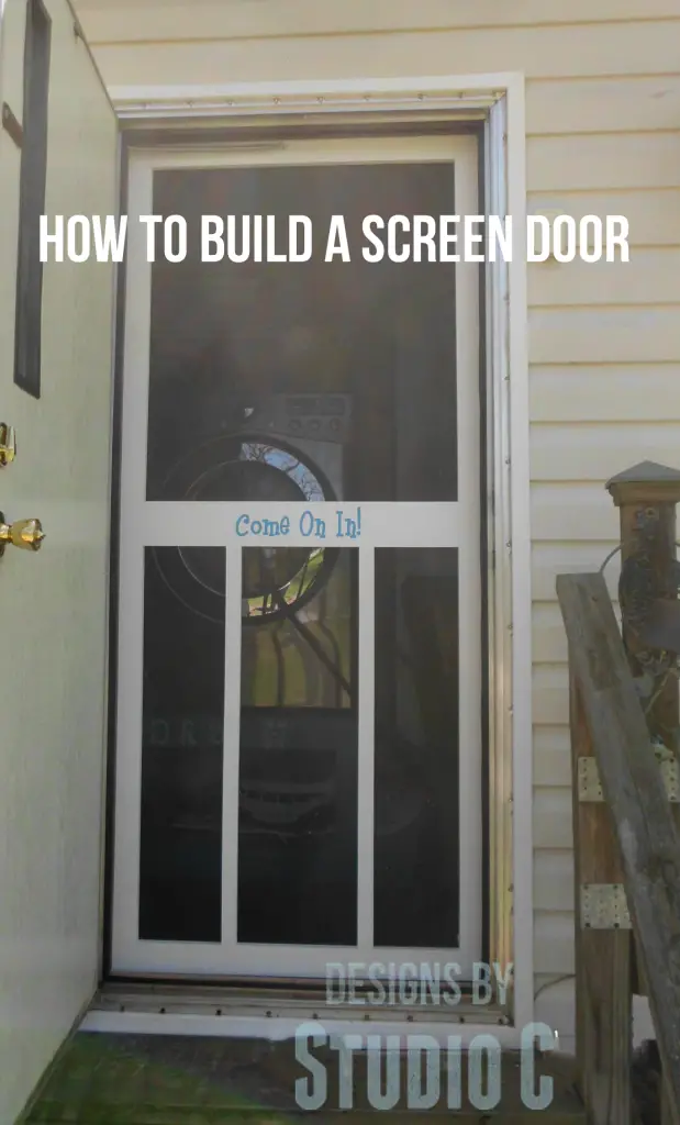 how to build a screen door 
