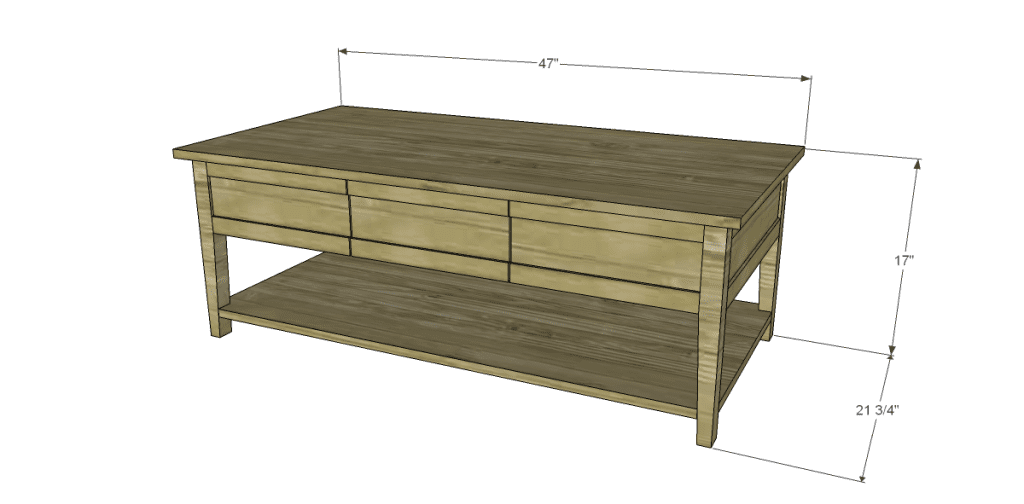 free plans to build a joss main inspired banyan coffee table