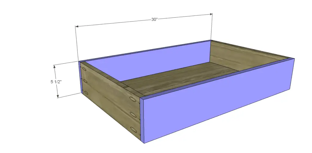 free plans to build a world market inspired ross coffee table _Drawer FB
