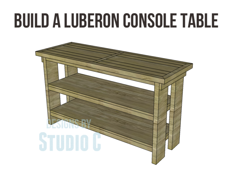 free plans to build a Hammary inspired Luberon console table_Copy