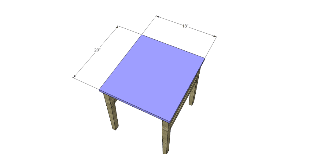 free plans to build a joss main inspired banyan end table_Top