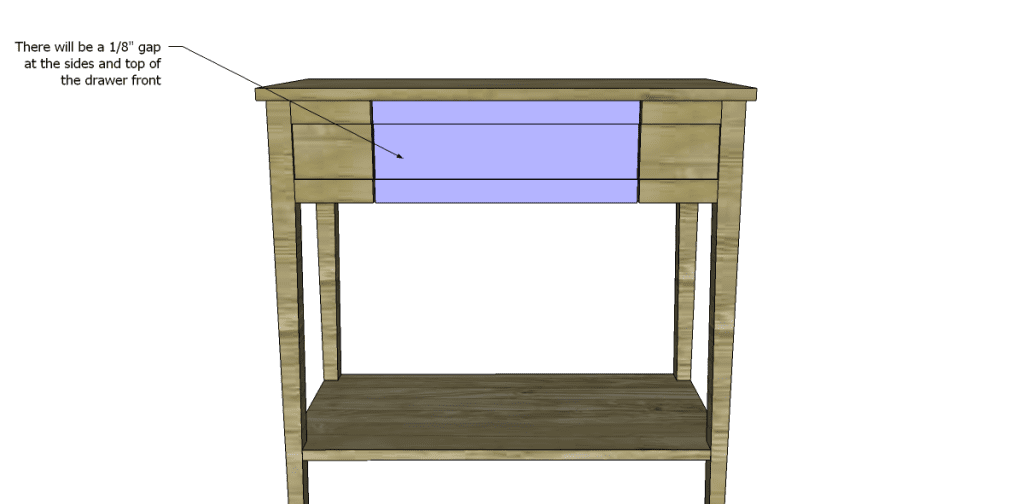 free plans to build a joss main inspired banyan console table_Drawer