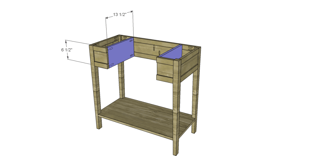 free plans to build a joss main inspired banyan console table_Supports