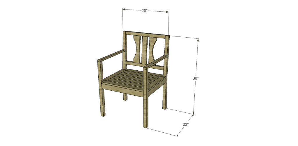 DIY Plans to Build Outdoor Furniture_Curvy Armchair