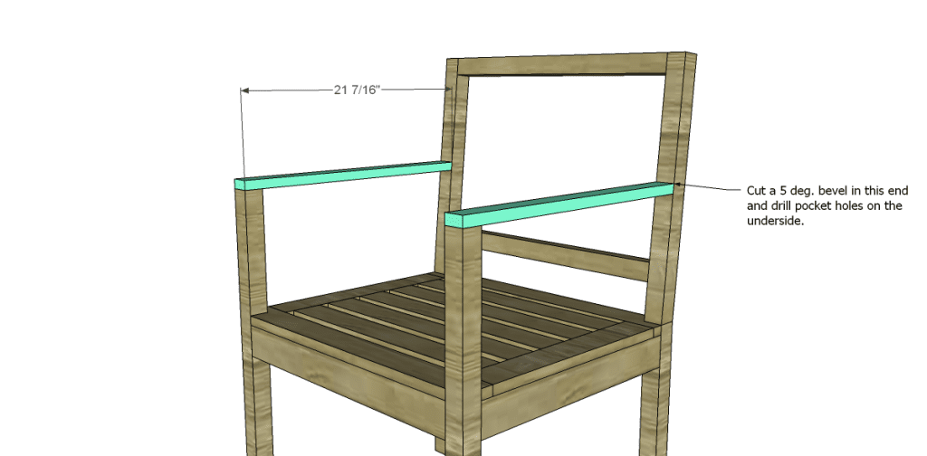 free plans to build a curvy armchair_Arms