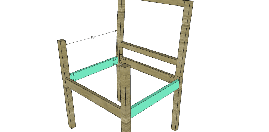 free plans to build a curvy armchair_Side Stretchers