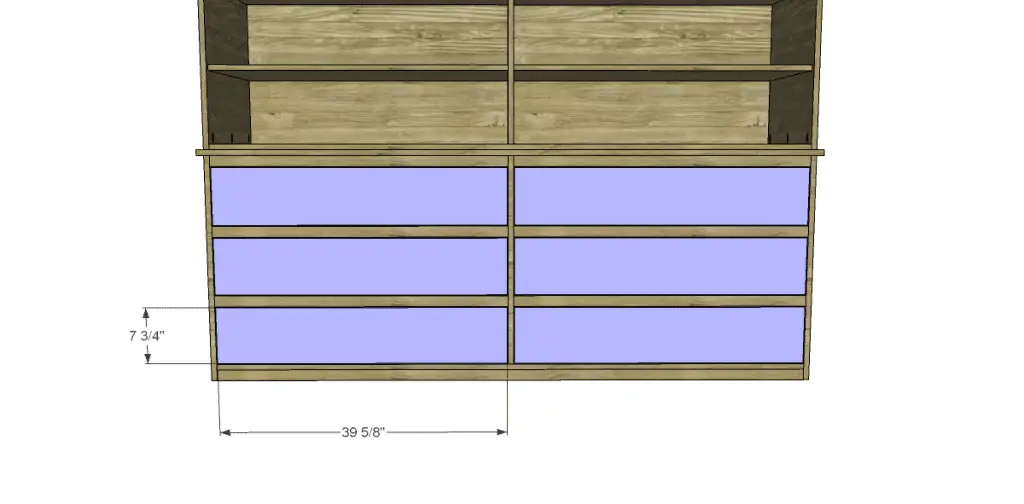 free plans to build daves two piece armoire_Drawer Fronts