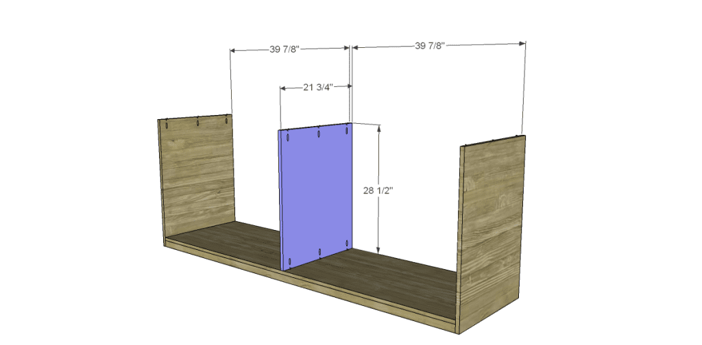 free plans to build daves two piece armoire_Lower Divider
