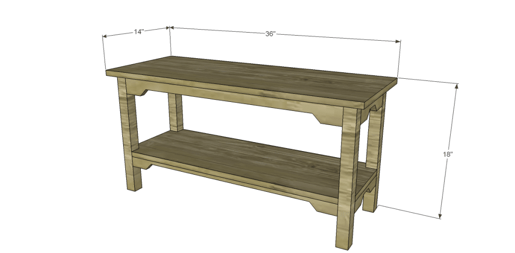 free plans to build an ll bean inspired large bench
