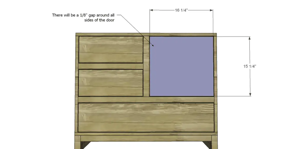  free plans to build a joss main inspired greene chest_Door