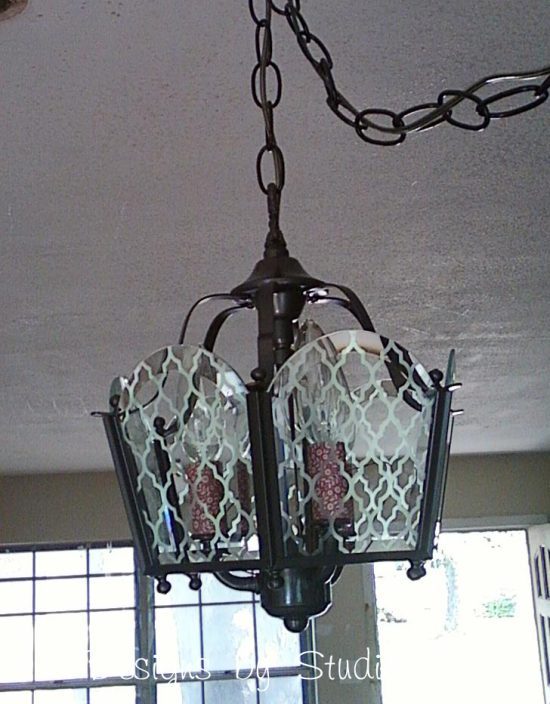 DIY Light Fixture Makeover Photo