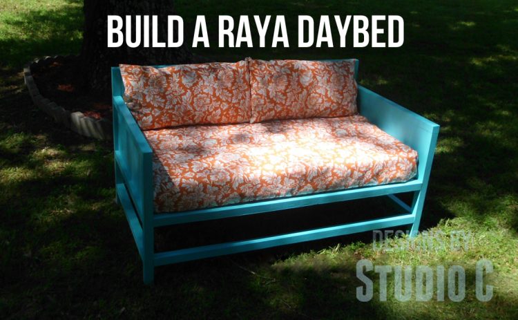 Free Plans to Build a World Market Inspired Raya Daybed
