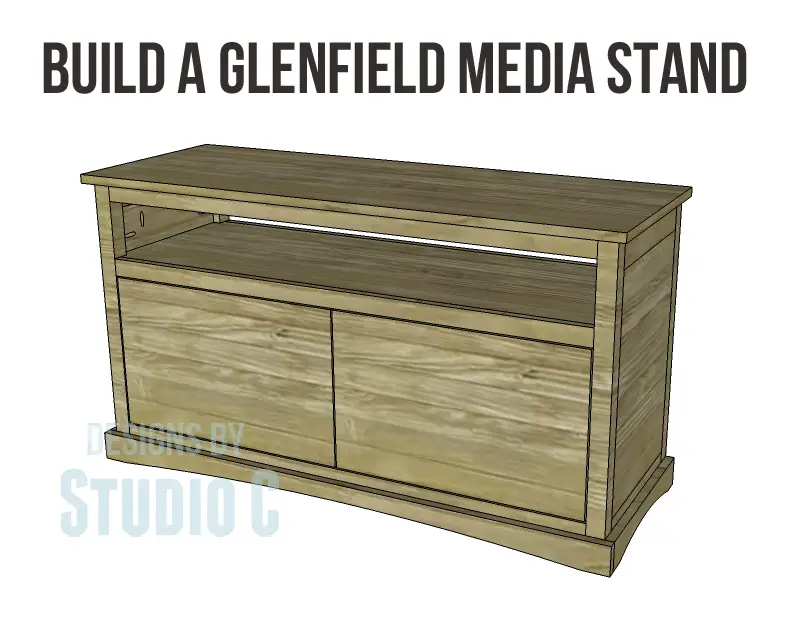 Free Plans to Build a Pier One Inspired Glenfield Media Stand
