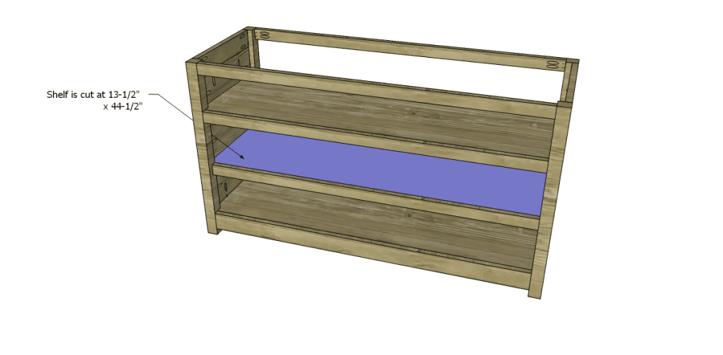 free plans to build a pier one inspired glenfield media stand_Shelf