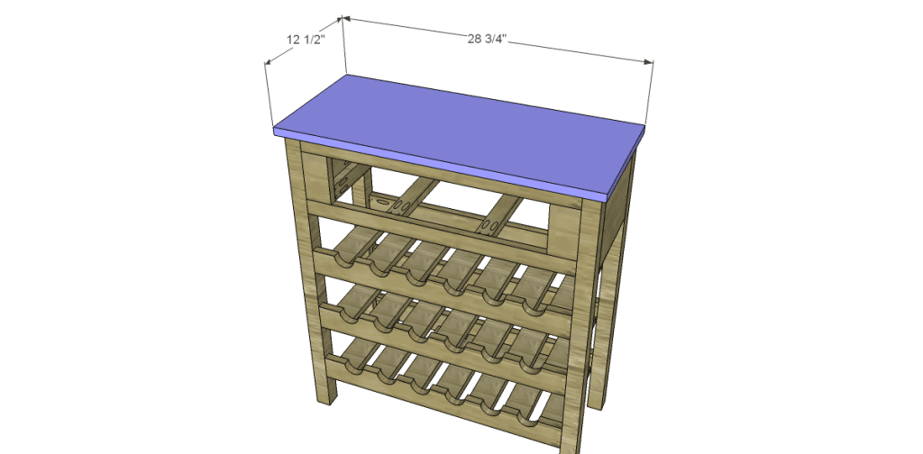free plans to build a joss main inspired julius wine table_Top