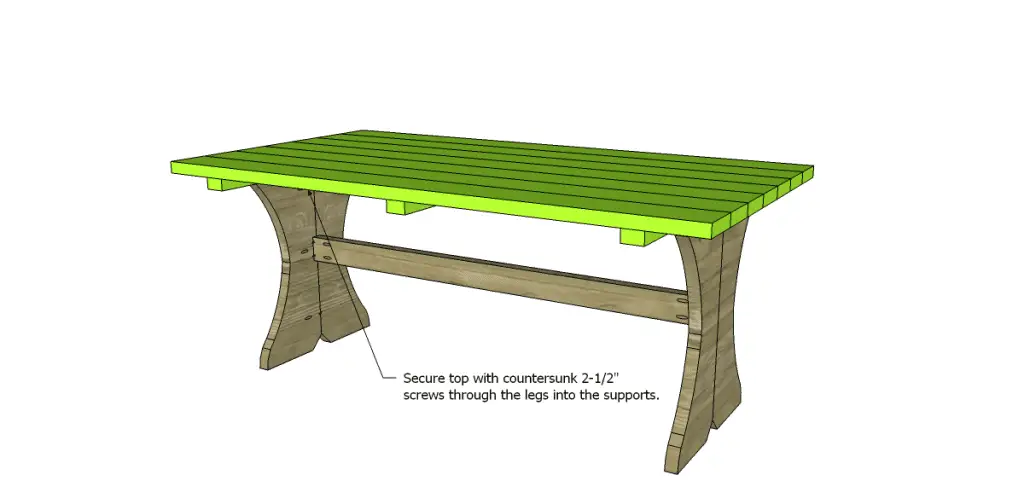 free plans to build a curvy dining table_Top 2