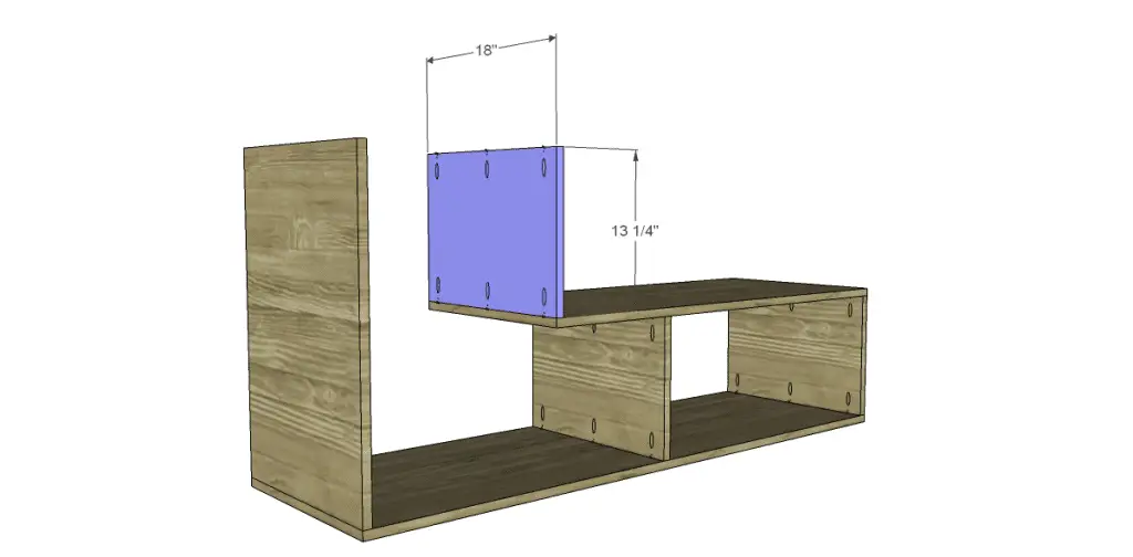 Free DIY Woodworking Plans to Build a Flexi Bookcase_Divider
