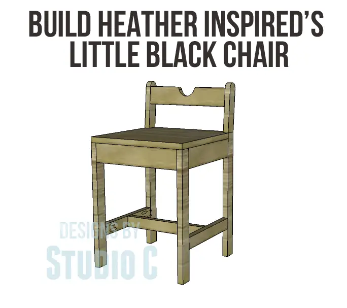 Build little black chair
