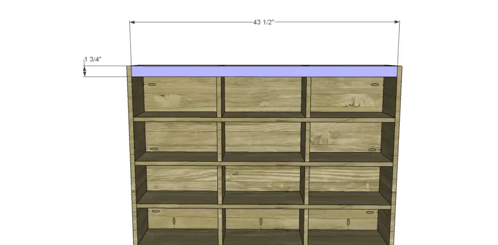 free DIY woodworking plans to build a Nantucket Chest_Stretcher