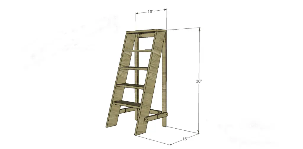 free plans to build a Davis accent ladder