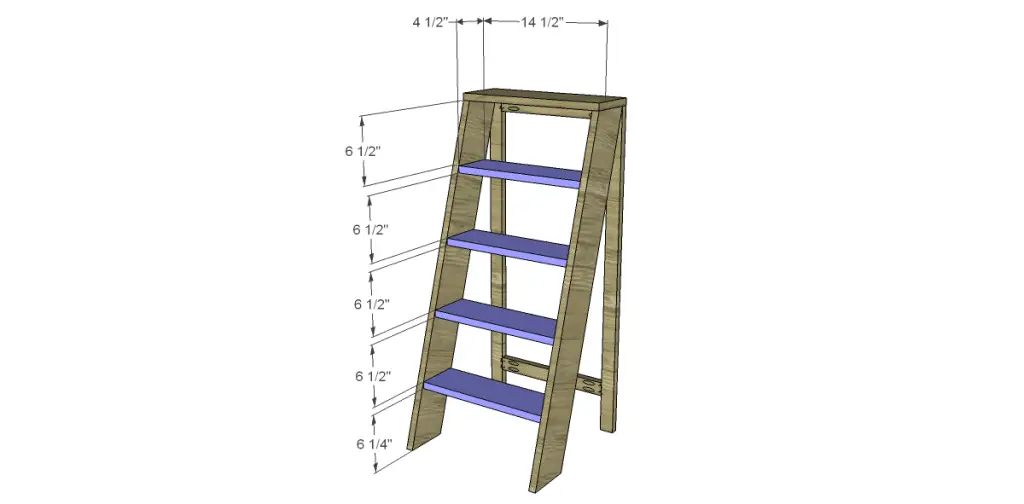 free plans to build a Davis accent ladder_Steps