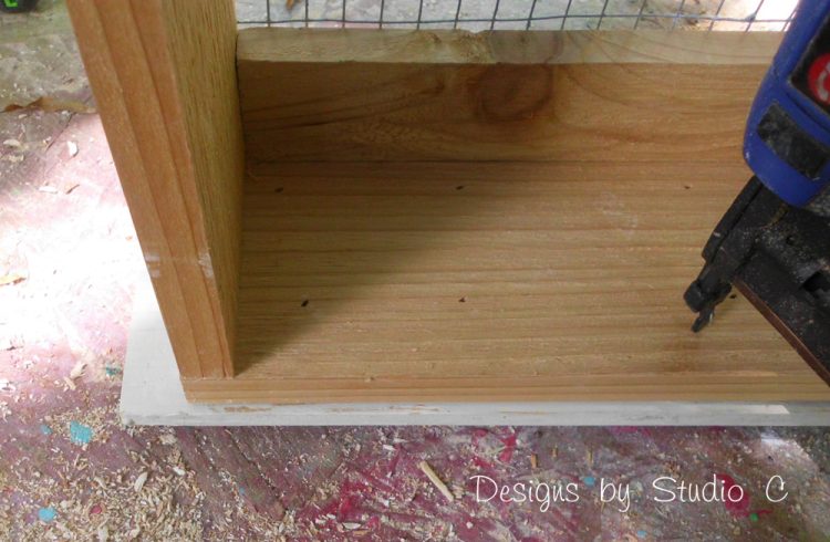 use old drawer boxes for planters secured drawer fronts